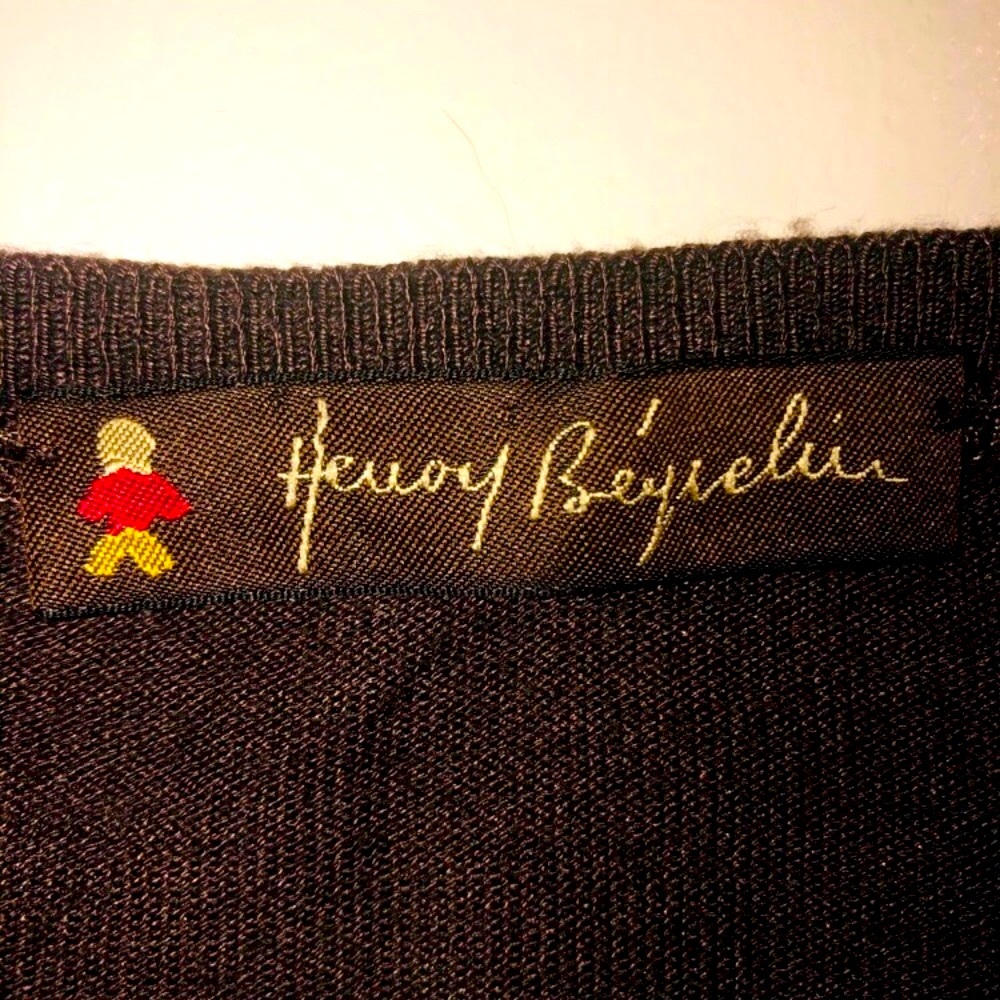 Henry Beguelin Asymmetrical Beaded Knit Wrap - image 7